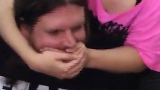 Hand Gagged by the Girl Next Door!