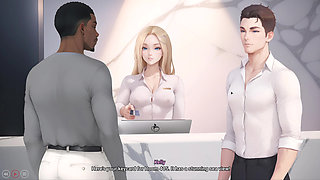 Animation MILF Gives the Newcomer Guy a Gentle, Passionate Hotel Welcome