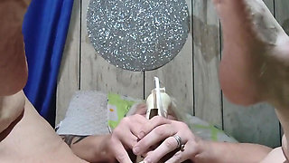 When the Dildos Won't Do She Finds Something Big N Powerful to Fuck