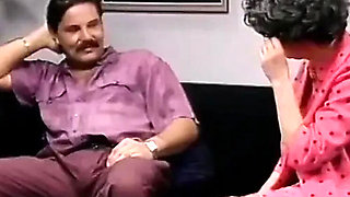 Hairy MILF Heather Barron Can't Say No to Girls - German Vintage Blowjob & Cum in Mouth