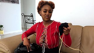 BIG TITS Ebony Teen Deep Throats BWC