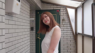 The Neighbor's Big Ass Transparent Pants Seductress Wife Who Took My Virginity