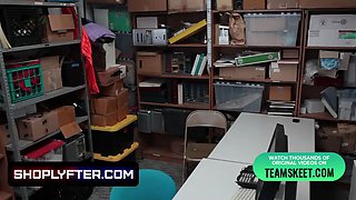 Shoplyfter - nasty teen bffs suspected in shoplifting get undress searched in the back office