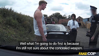 Fake Cop - Lets Fuck the Cops Threesiome POV