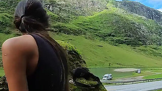 Masturbation with a Beautiful Views