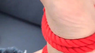 Tie up Your Barefoot Girlfriend and Play with Her Barefoot
