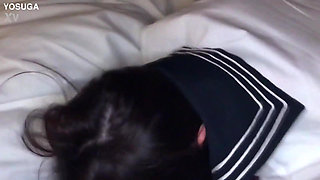 Japanese Student with Big Tits. This Is a Frame Shot Video Taken at the End of a Class. It Is a Very Precious Image