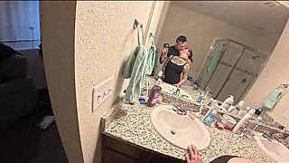Stepson Fucked His Stepmom Creampied and Made Video