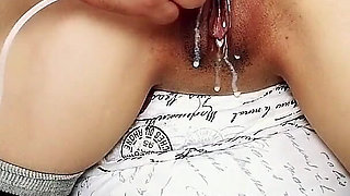 Ccap 30 Year Old Mexican Woman Extreme Anal Enema Milk Dripping From Her Ass