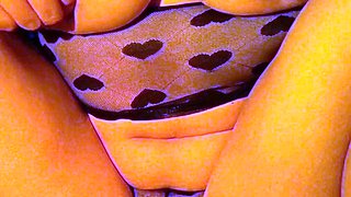 Masturbating loving babe solo toy plays with enthusiasm