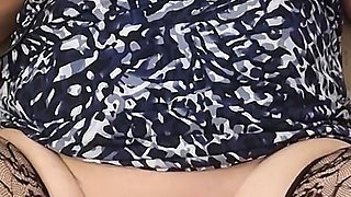 Fucking Machine in Black Patterned Stockings Julie Cunningham