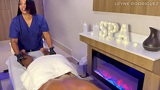 Leyne Rodriguez: Intimate Oiled Massage Session Leads To A Wild Happy Ending