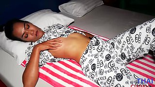 Asian cutie gives sensual BJ in POV, then climbs on for wild cowgirl ride