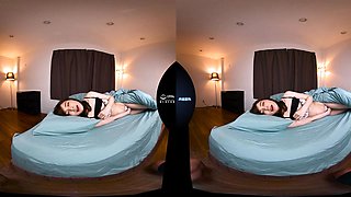 Japanese beauty shares passionate intense point of view desire