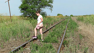 Patricia on the Tracks