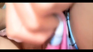 Nanny Masturbates and Shows Her Wet Thongs