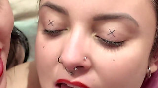 4K Cock Addicted Girls Nose Job Nose Fucking Sniffing Cum