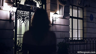 Mistress Jasmine James Provides a Curvy Redhead with the Biggest Cock