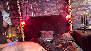 Part 2- Domina Satana, Brings a New Client to Black Berry MILF for Punishment.