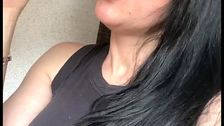 Chillout and Smoking Two Cigarettes of Course with My Two Naked Boob