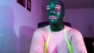 Big boobs milf masturbates with her dildo