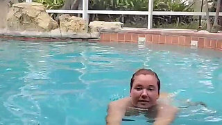 Naked Pool Swimming