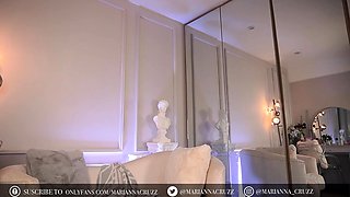 Curly Blonde Teen Records Solo Dildo Masturbation More at