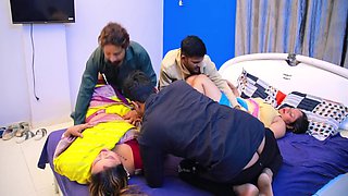 Office Owner And Employees Held Group Party And Two Girls Were Also Present