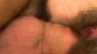 Sexy Cleaning Lady Ass Fucked and Cummed on Hairy Pussy by a Big Vintage Cock