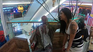 Asian amateur duo indulge in steamy POV action