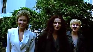 Fancy german females providing an outdoor dialogue