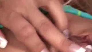 Three superb blonde babes are having fun