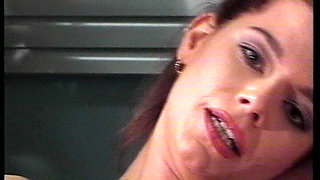 Pierced German Teen Plays with Her Pussy on Casting