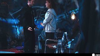 Ouija Board Parody Prank - Redhead Babe Face Fucked While The Time Is Frozen With Sam Bourne, Minni Joy And Mind Control