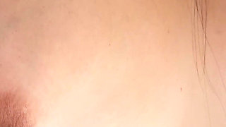 Big Boobs MILF Close-up Nipple Play, Tit Job & Cum on Tits
