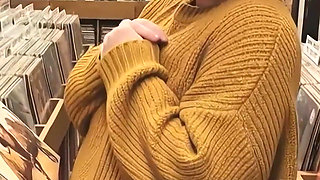I Grabbed My Big Tits and Played with Them in Many Sweaters for My 63f Lesbian Roommate I Wanted to Scissor Lick and 69 Her