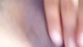 Teen Hard Nipples Clit Rubbing Orgasm and Creampie Pussy Squirting and Peeing on Bed Then Licking Cum at the End