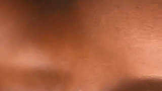 Horny Big Titty-booby Ebony Step-sis Sneaks Into My My House for First Orgarsm