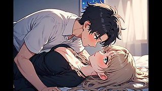 3D Cartoon on closeup kissing Animation, AI Generated Cartoon content, Uncensored video of 18 Year old Anime Girl