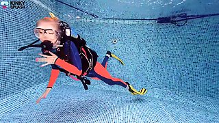 Lucy Laurens Underwater Lesbian Scuba Instructor POV Pussy Fuck Seduction