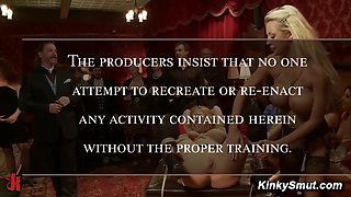 Upper Floor Party With Three Blondes