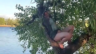 Outdoor toilet humiliation