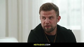 Vince Karter and Lawson Jones Pound Blonde Sophia Burns in Scandalous Interracial Hardcore Threesome on the