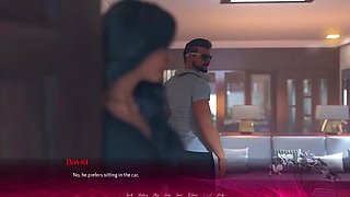 Christine's Secret Crush on David - Hot Wife Cheats with Big Cock Boss in HD