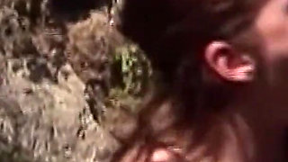 Sexy Brunette Touches Her Pussy by the Pool and Gets Anal Fucked by a BBC.