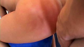 POV blowjob for big cock from blonde MILF