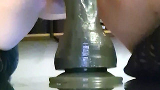 Riding my BBC dildo