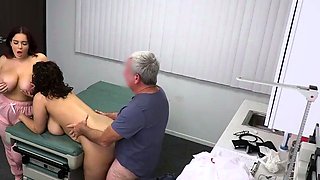 Natasha Nice A Busty Doctor Seduces Crystal Chase For Wild