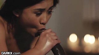 Tiny Asian Teen Elle Voneva Gets Oily BBC Massage From Rob Piper
