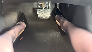Dildo Fucks and Gas Pedal Pumps Until We Cum Hard